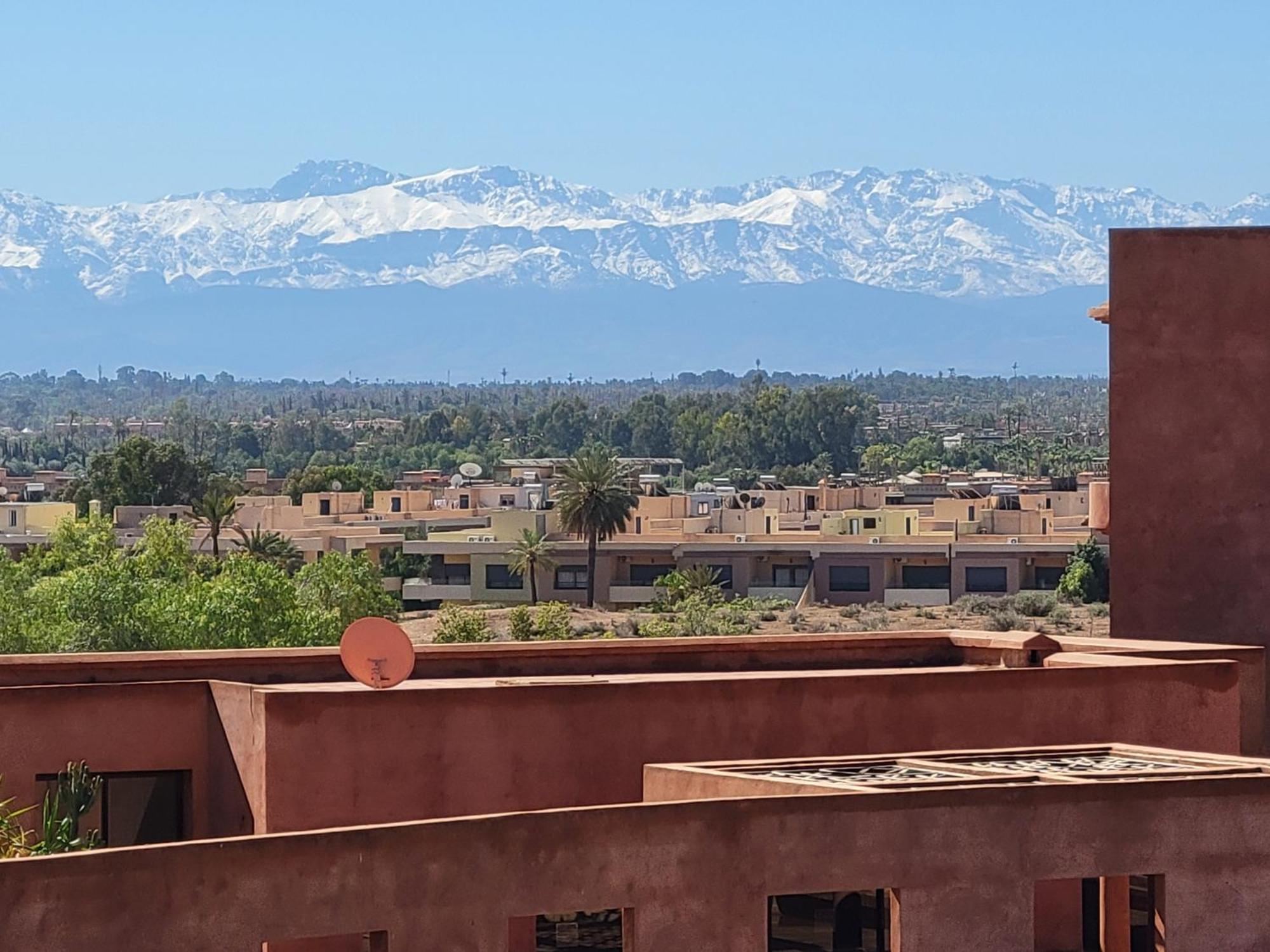 Appart Vue Piscine Et Montagne Marrakech Apartamento Marraquexe Exterior foto